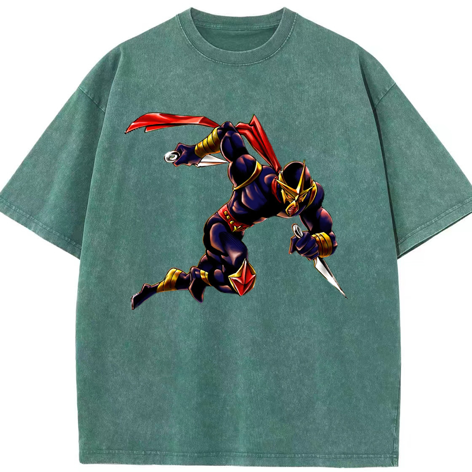 （画像用） 遊☆戯☆王 Yu-Gi-Oh! 綿100% ヴィンテージ風 半袖Tシャツ（フロントプリント）